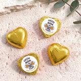 Cheers Beers 90th Birthday Personalised Foil Covered Chocolate Hearts