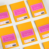Pink Orange Wavy 18th Birthday Design DIY Mockup
