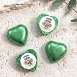 Cheers Beers 40th Birthday Personalised Foil Covered Chocolate Hearts