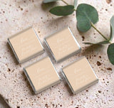 Beige Bridal Shower Love Personalised Mini Chocolates