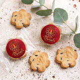 Diwali Red Candle Personalised Bite Size Choc Chip Cookies