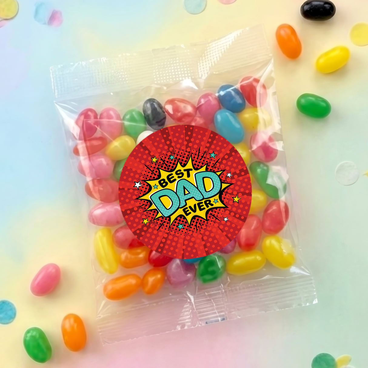 Best Dad Ever Personalised Jelly Bean Bags