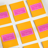 Pink Orange Wavy Girl Design DIY Mockup