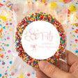 Balloons Bow 50th Birthday Personalised Giant Freckles