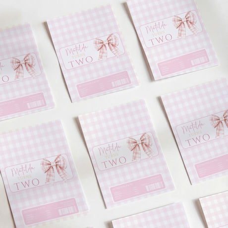 Pretty Pink Baby Shower Chocolate Wrapper DIY Mockup