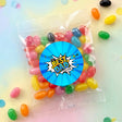 Best Dad Ever Fathers Day Blue Comic Personalised Jelly Bean Bags