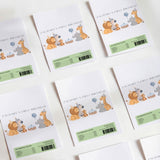 Jungle Animal Party Chocolate Wrapper DIY Mockup