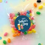 Fun Beers Fathers Day Personalised Jelly Bean Bags