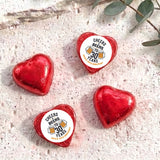 Cheers Beers 30th Birthday Personalised Foil Covered Chocolate Hearts