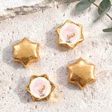 Pink Cheetah Girls Birthday Personalised Foil Covered Chocolate Stars