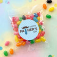 Tie Moustache Fathers Day Personalised Jelly Bean Bags