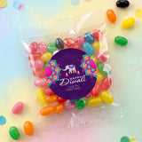 Diwali Purple Elephant Personalised Jelly Bean Bags