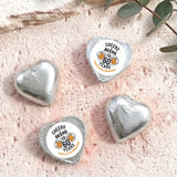 Cheers Beers 60th Birthday Personalised Foil Covered Chocolate Hearts