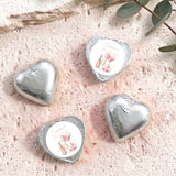 Pink Champagne 30th Birthday Personalised Foil Covered Chocolate Hearts