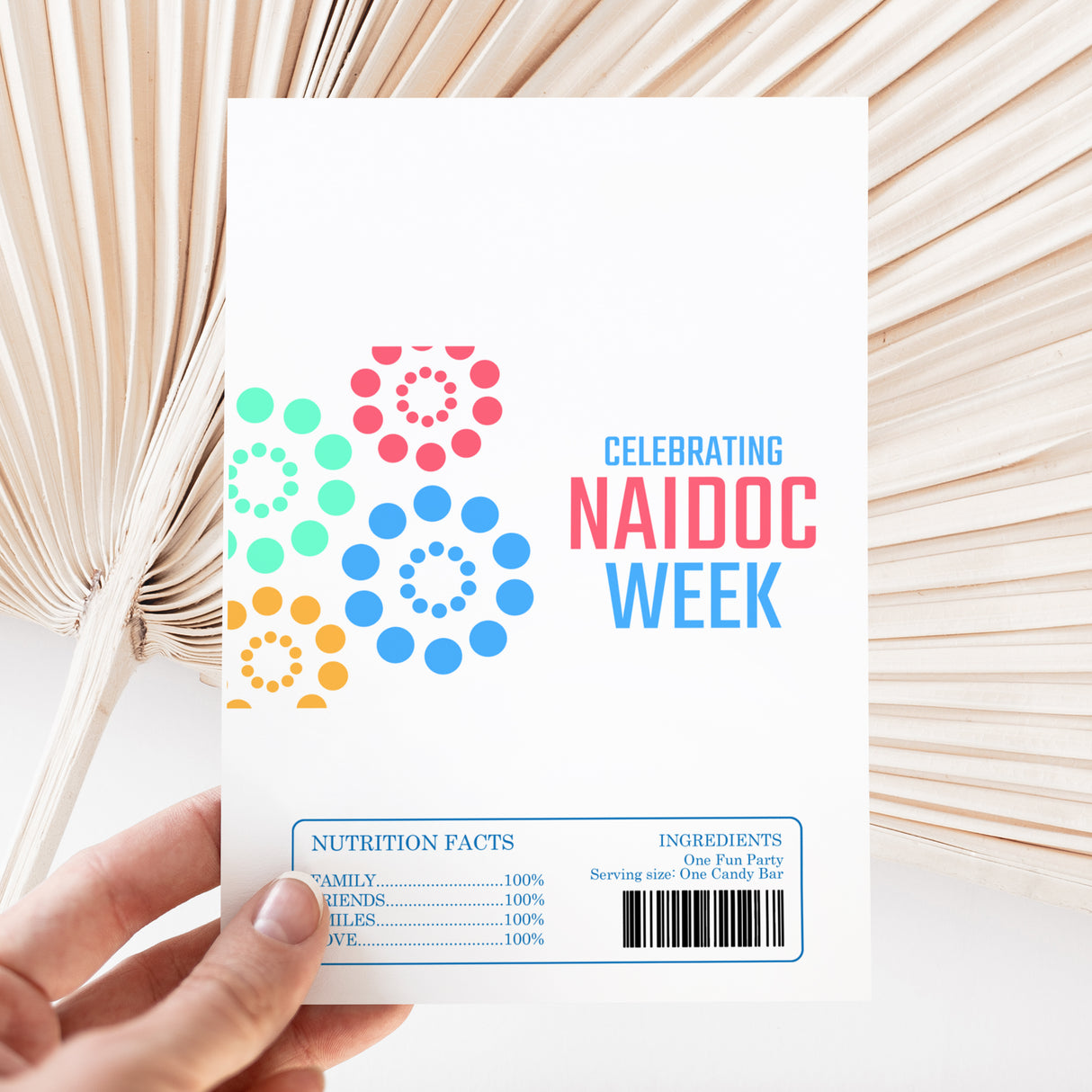 Naidoc Week Chocolate Wrapper 5 DIY