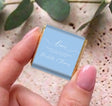 Baby Blue Wedding Love Personalised Mini Chocolates