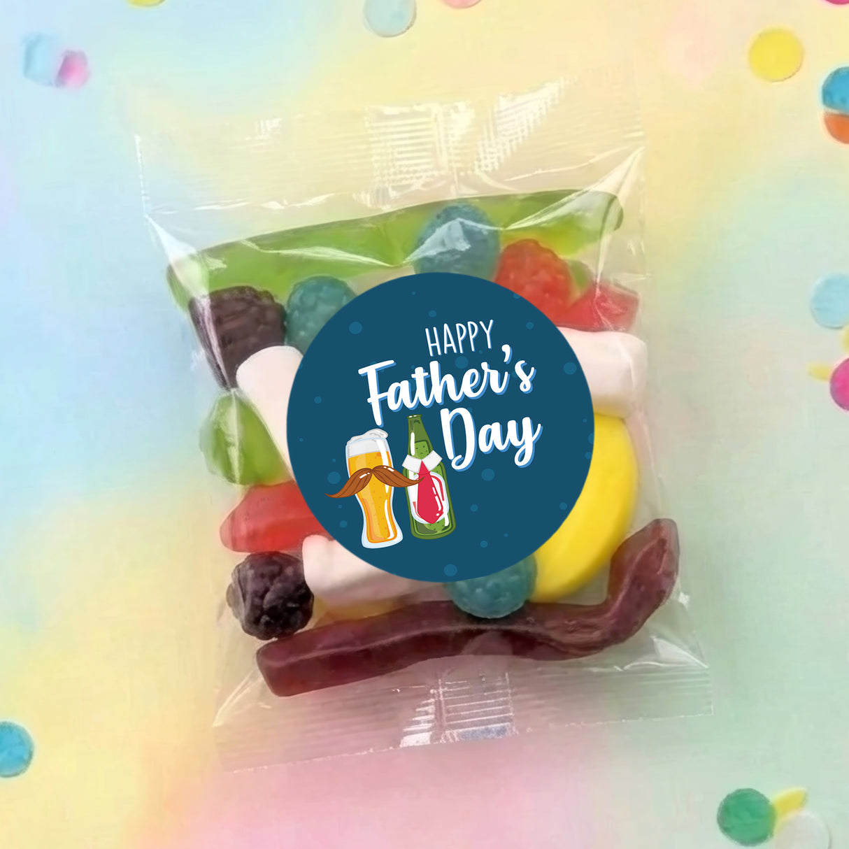 Fun Beers Fathers Day Personalised Party Mix Lolly Bag