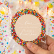 Beige Bridal Shower Love Personalised Giant Freckles
