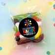 Personalised party mix lolly bag in clear wrap with NAIDOC Week sticker