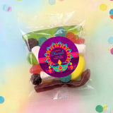 Vibrant Purple Diwali Personalised Party Mix Lolly Bag
