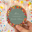 Sage Green Wedding Love Personalised Giant Freckles