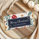 Christmas Florals Chocolate Bar