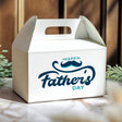 Moustache Fathers Day Personalised Gable Favour Box