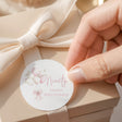 Balloons Bow 90th Birthday Round Printed Labels