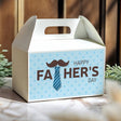 Tie Moustache Fathers Day Personalised Gable Favour Box