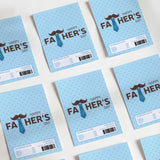 Tie Moustache Fathers Day Chocolate Wrapper DIY Multi Pack