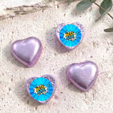 Best Dad Ever Fathers Day Blue Comic Personalised Foil Covered Chocolate Hearts