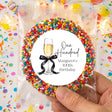 Champagne 100th Birthday Personalised Giant Freckles