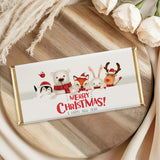 Jolly Christmas Animals Chocolate Bar