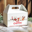 Christmas Animals Personalised Gable Favour Box