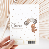 Teddy Bear & Balloons Baby Shower DIY Printed Chocolate Wrappers