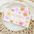 Floral custom chocolate bars, AUDREY turns 1