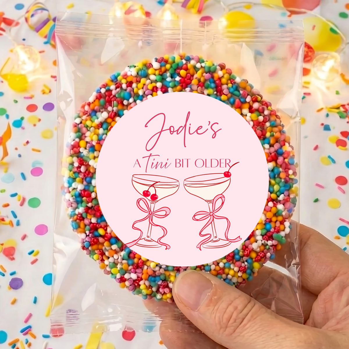 Tini Bit Older Martini Personalised Giant Freckles