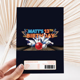 Bowling Party Birthday DIY Printed Chocolate Wrappers