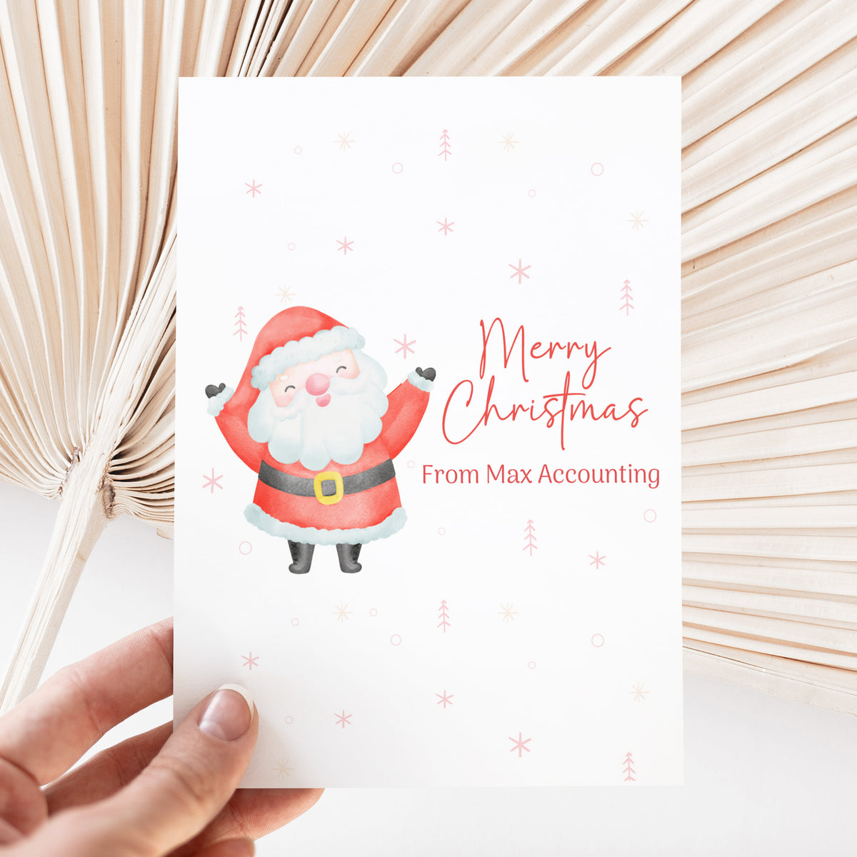 Happy Santa DIY Printed Chocolate Wrappers