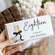 Champagne 18th Birthday Chocolate Bar