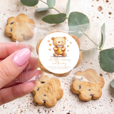 A Little Hunny Baby Shower Personalised Bite Size Choc Chip Cookies