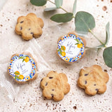 Amalfi Lemons Baby Shower Personalised Bite Size Choc Chip Cookies