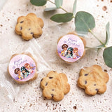 Mermaids Birthday Personalised Bite Size Choc Chip Cookies
