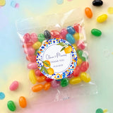 Amalfi Lemons Wedding Personalised Jelly Bean Bags
