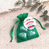 Race Car Fast One Personalised Organza Bags with Chocolate Hearts