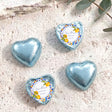 Amalfi Lemons Wedding Personalised Foil Covered Chocolate Hearts