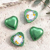 Amalfi Lemons Wedding Personalised Foil Covered Chocolate Hearts