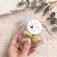 Jolie Personalised Organza Bags with Chocolate Hearts