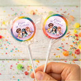 Mermaids Birthday Personalised Lollipops
