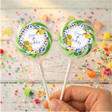 Amalfi Lemons 18th Birthday Personalised Lollipops